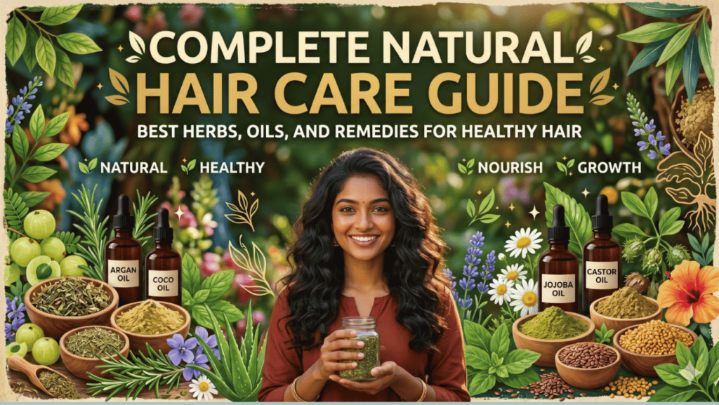 Natural hair care routine for healthy, strong, and beautiful hair in 2026
