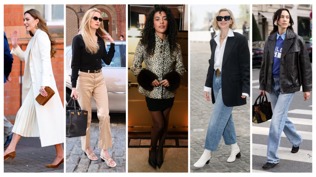 Celebrity-inspired fashion looks in 2026 with stylish outfits, accessories, and modern styling ideas