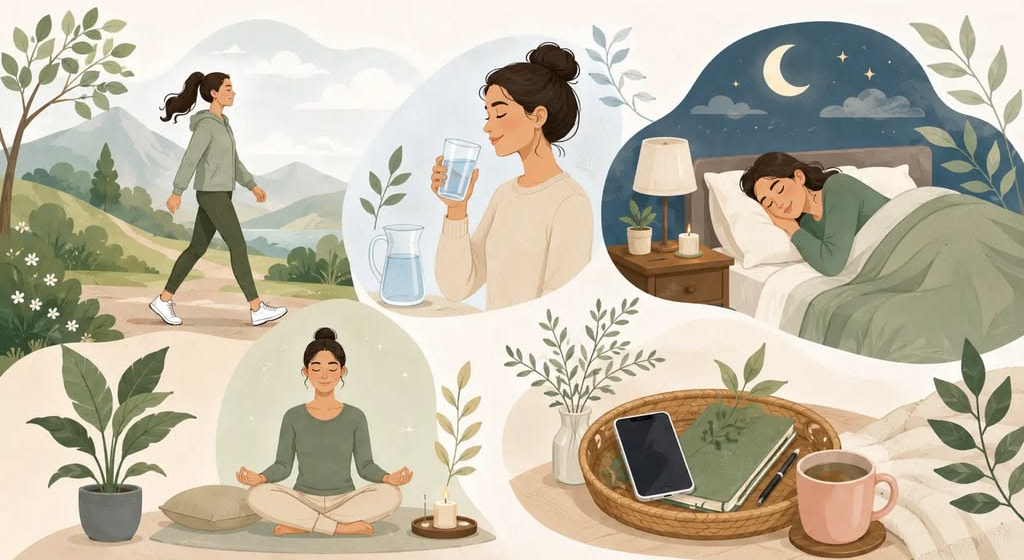 Self-care routine for busy people with simple daily wellness habits in 2026